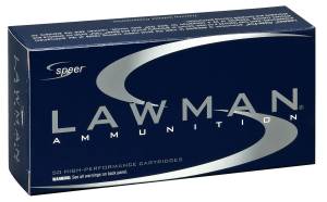 Speer Lawman, Training, 9mm, 124 Grain, Total Metal Jacket, 50 Round Box