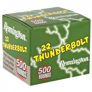 Thunderbolt 22 LR 40 gr Round Nose (RN) 500 Bx/ 10 Cs