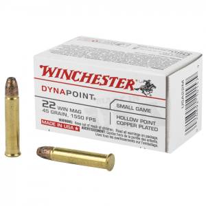 USA Dynapoint 22 WMR 45 gr Copper Plated Hollow Point